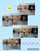 にこにこキッズ☺️音楽でシンバルを鳴らしました🎵大きな音にびっくりしながらも、力強く叩いていましたよ✨