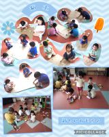 にじくみ🌈2学期が始まり一週間が経ちました！新しいおもちゃが加わり、子ども達もとても嬉しそうでした😊久しぶりの粘土の活動も、色々なものに見立てて作ることが、上手になってきました。少しずつ成長しているのを感じますね✨