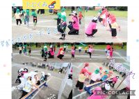 にじくみ🌈みんなが楽しみにしていた運動会が無事終わりましたね。全力で頑張る姿が、とっても素敵でした☺️あたたかいご声援をありがとうございました🎵明日も元気に幼稚園に来てくださいね❗️