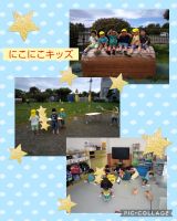 にこにこキッズ☺️先週のしゃぼん玉は大喜びでした😆✨最終的にみんなでしゃぼん玉を追いかけていましたよ🎶お部屋では、かたまって遊ぶことが多くなり、集団で遊ぶことを楽しんでいます😊👍️