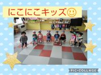 にこにこキッズ☺️おもちつきがありました！みんなのエプロン姿とっても可愛かったです❤️おもちも３回ついて｢おーーーー😲｣と喜んでいました😆🎶