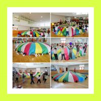 年長・年中一緒にバルーンをしました！年中は初めてのバルーンだったのですが、年長さんが優しく隣で教えてくれていて、何度も技が成功していましたよ😆終始笑顔で楽しかった様子が伝わってきました💓