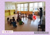 きりんくみ🦒先日は反対言葉を使って言葉遊びをしました☺️活動が終わった後も、「着るの反対は脱ぐ‼️」などの反対言葉を見つけて盛り上がっていましたよ✨  