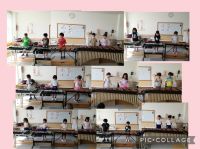 さくらくみ🌸音楽で、鉄琴木琴に挑戦しました！簡単な曲を演奏し、楽しんでいました🎶