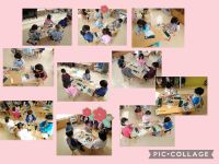 さくらくみ🌸教材切りでサンタクロースを作りました🎅最近の幼稚園は、クリスマスムードが高まってきて、さくらくみのみんなも楽しみにしているようです🎄